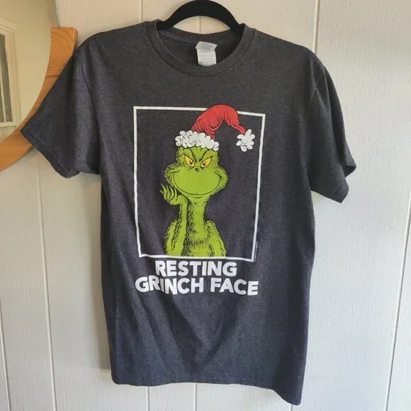 Resting Grinch Face character from Dr.Seuss, Sure to bring Holiday Guffaws! - Picture 2 of 5